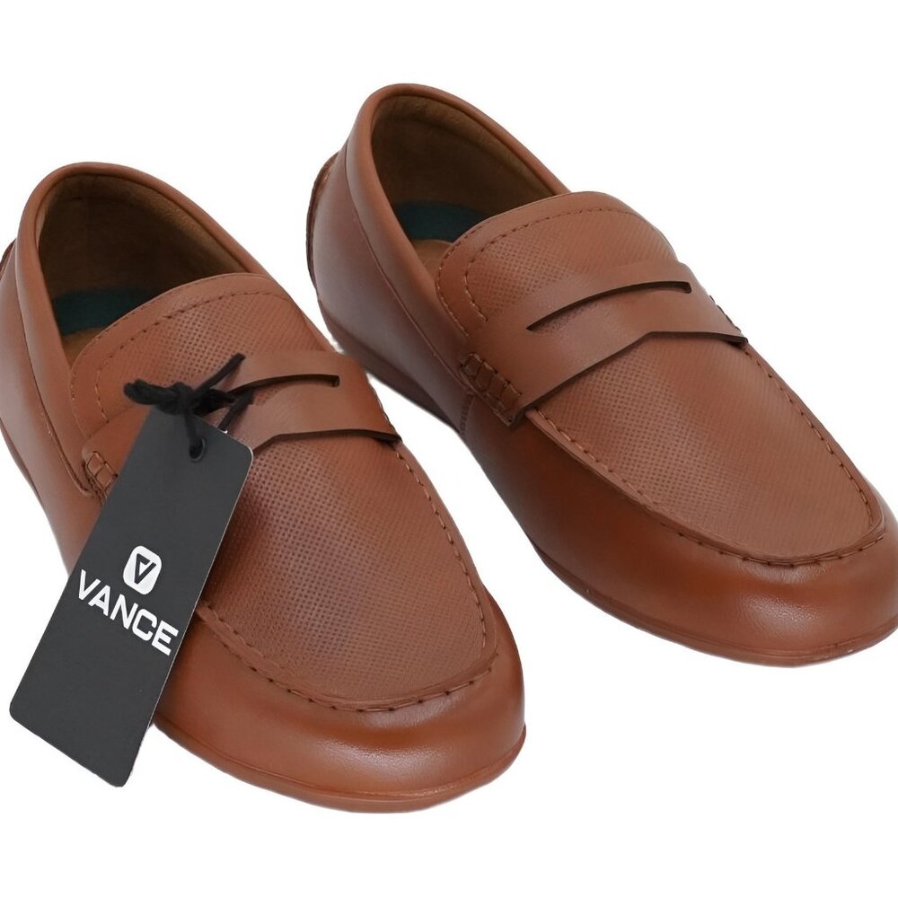 Vance Co. Yates Men's Penny Loafer Comfort Tan 10W